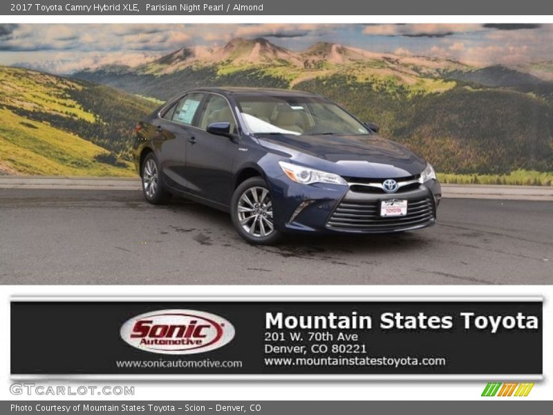 Parisian Night Pearl / Almond 2017 Toyota Camry Hybrid XLE