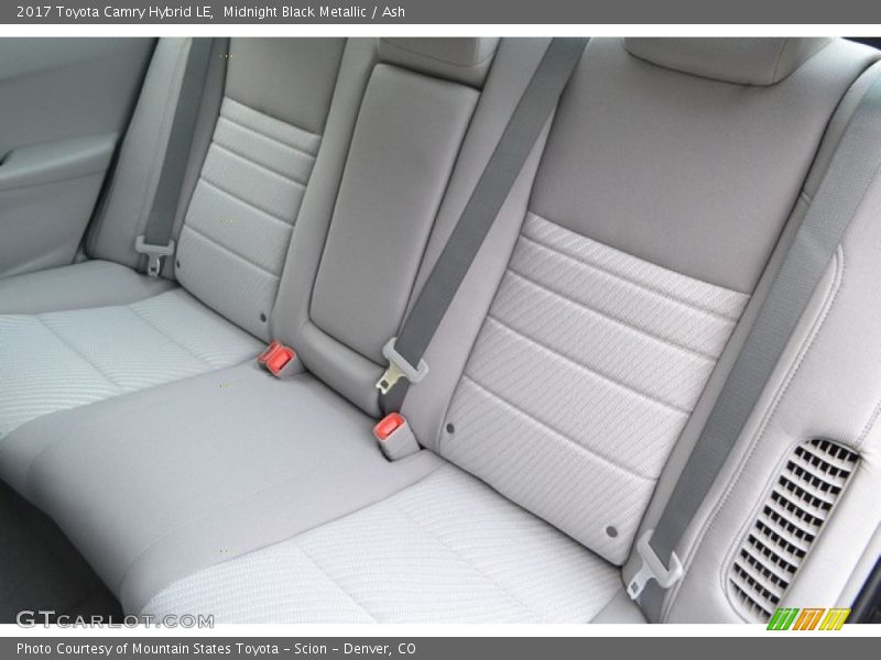 Rear Seat of 2017 Camry Hybrid LE