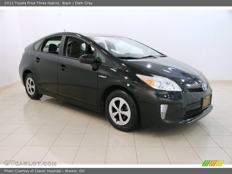 Black / Dark Gray 2013 Toyota Prius Three Hybrid
