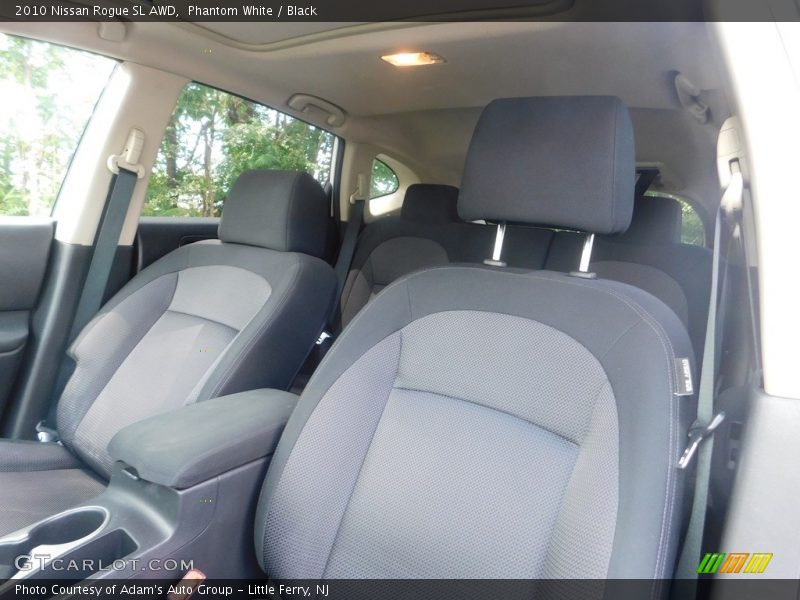 Phantom White / Black 2010 Nissan Rogue SL AWD