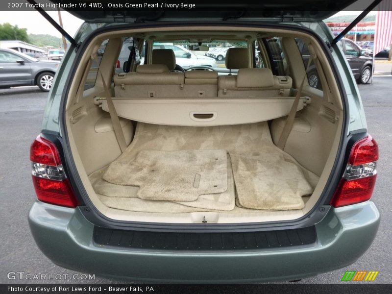 Oasis Green Pearl / Ivory Beige 2007 Toyota Highlander V6 4WD