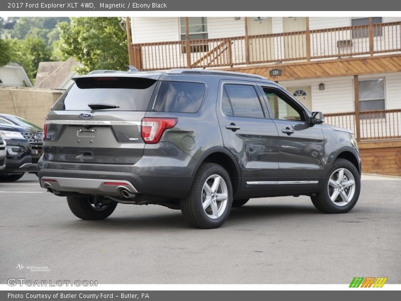 Magnetic / Ebony Black 2017 Ford Explorer XLT 4WD