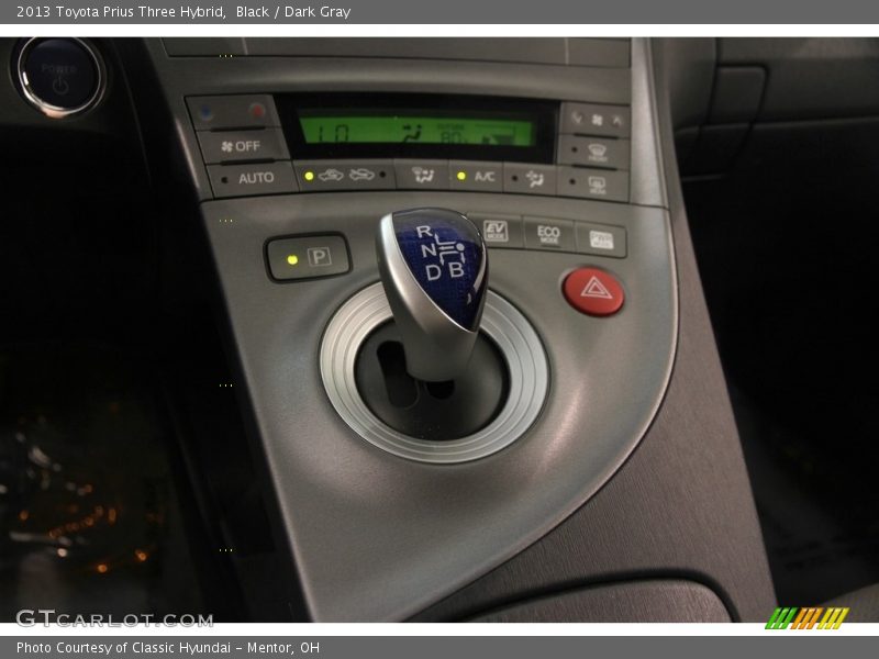 Black / Dark Gray 2013 Toyota Prius Three Hybrid