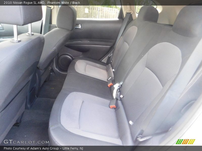 Phantom White / Black 2010 Nissan Rogue SL AWD