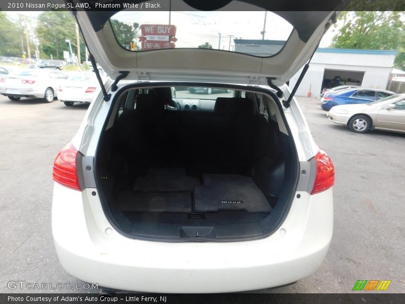 Phantom White / Black 2010 Nissan Rogue SL AWD