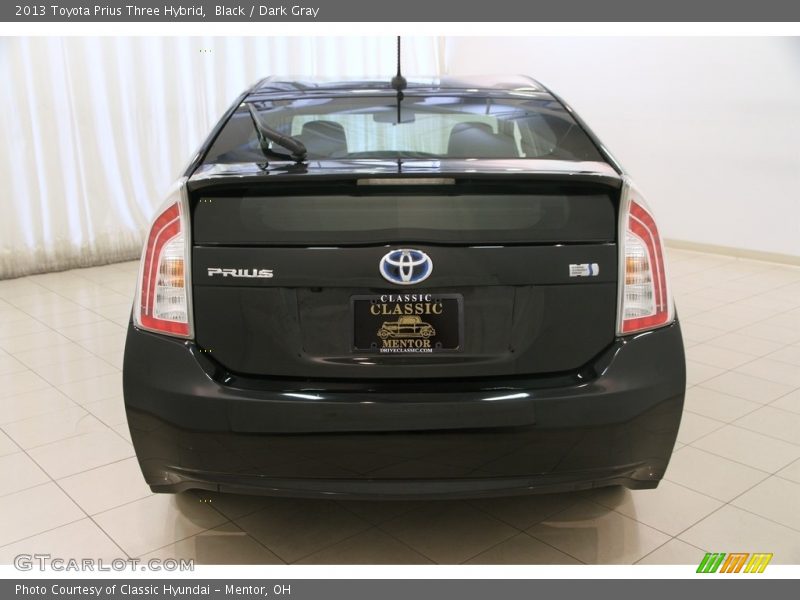 Black / Dark Gray 2013 Toyota Prius Three Hybrid