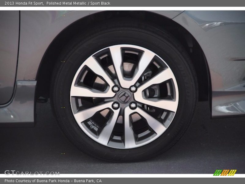 Polished Metal Metallic / Sport Black 2013 Honda Fit Sport