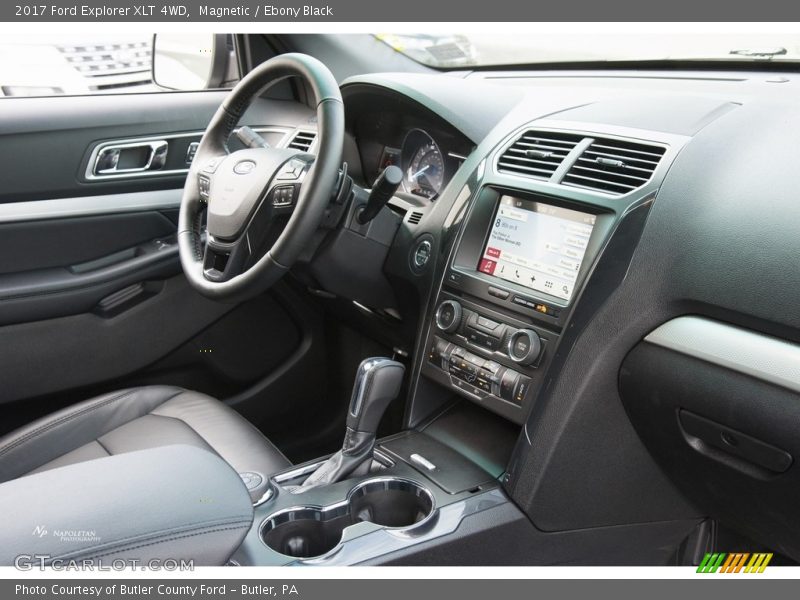 Magnetic / Ebony Black 2017 Ford Explorer XLT 4WD