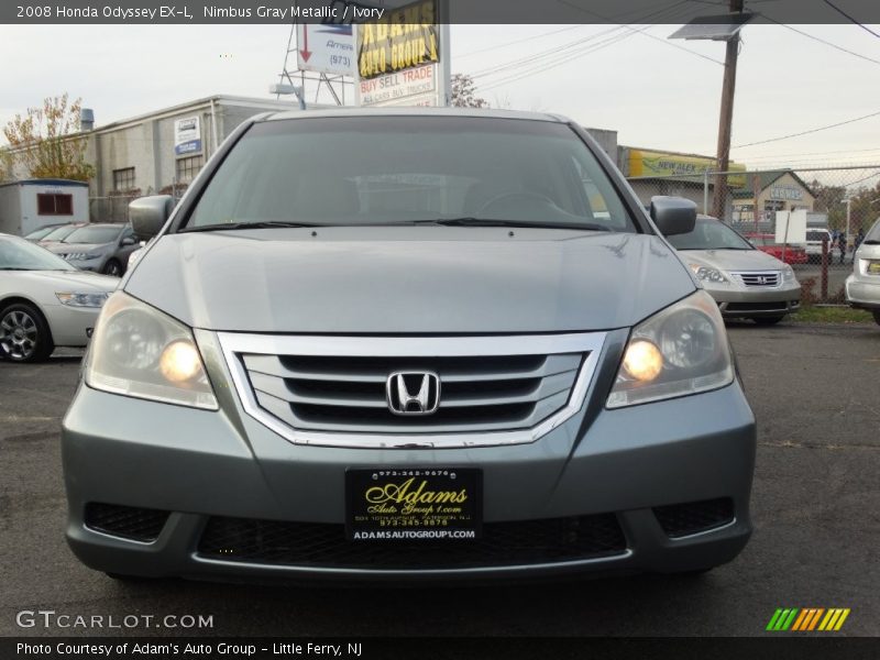 Nimbus Gray Metallic / Ivory 2008 Honda Odyssey EX-L