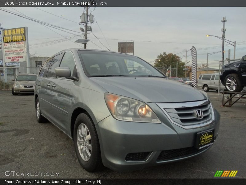 Nimbus Gray Metallic / Ivory 2008 Honda Odyssey EX-L