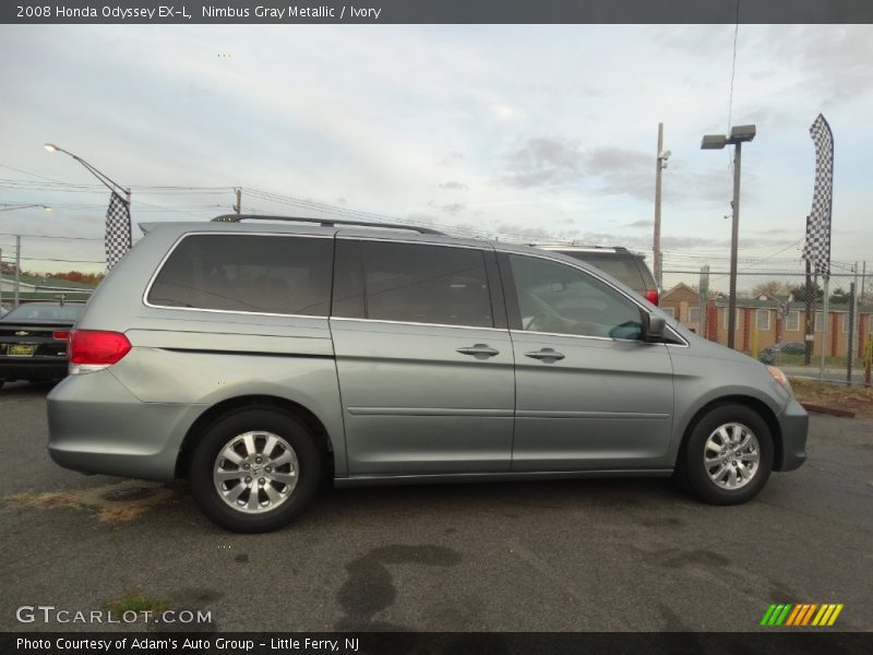 Nimbus Gray Metallic / Ivory 2008 Honda Odyssey EX-L