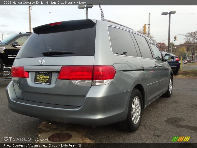 Nimbus Gray Metallic / Ivory 2008 Honda Odyssey EX-L