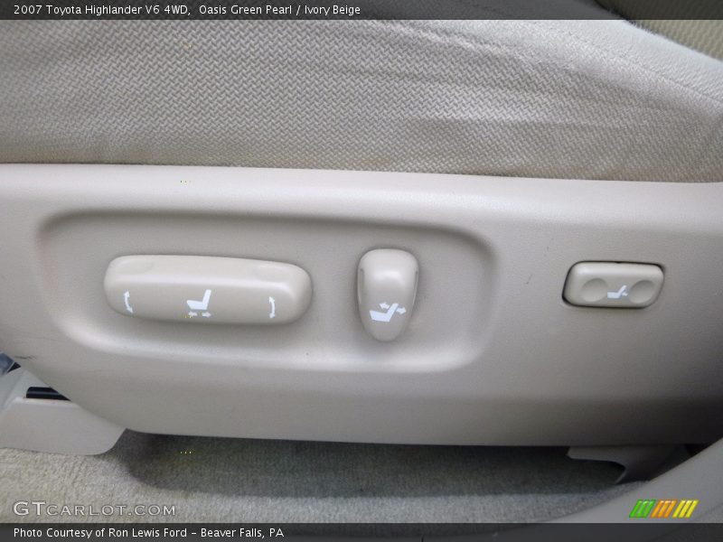 Oasis Green Pearl / Ivory Beige 2007 Toyota Highlander V6 4WD