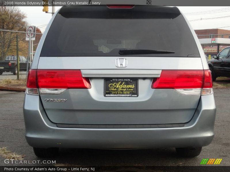 Nimbus Gray Metallic / Ivory 2008 Honda Odyssey EX-L