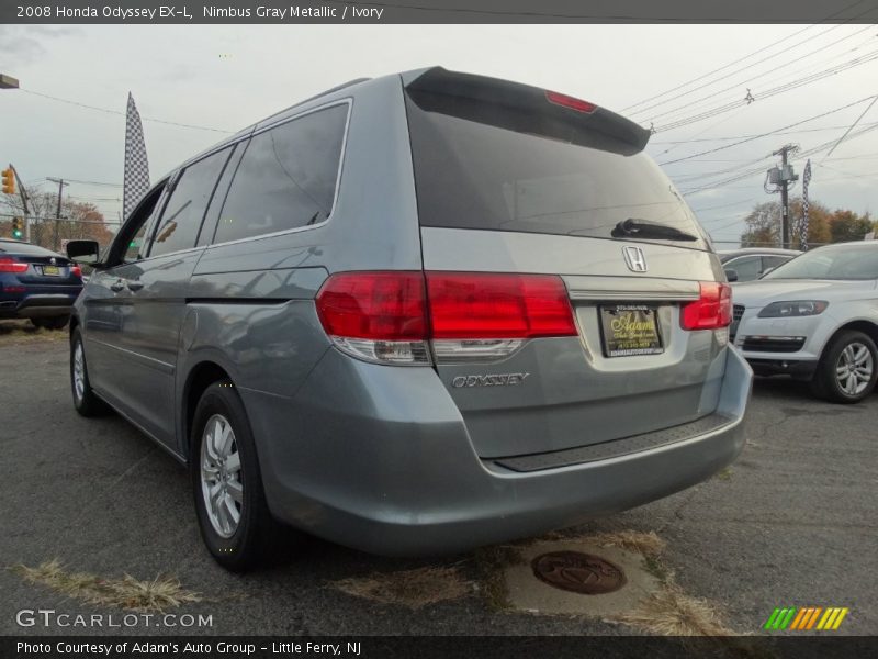 Nimbus Gray Metallic / Ivory 2008 Honda Odyssey EX-L