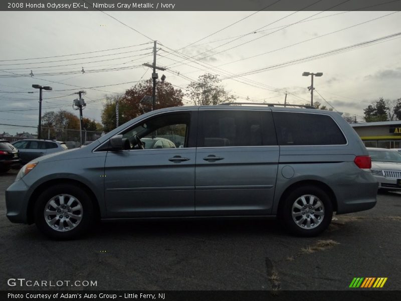 Nimbus Gray Metallic / Ivory 2008 Honda Odyssey EX-L