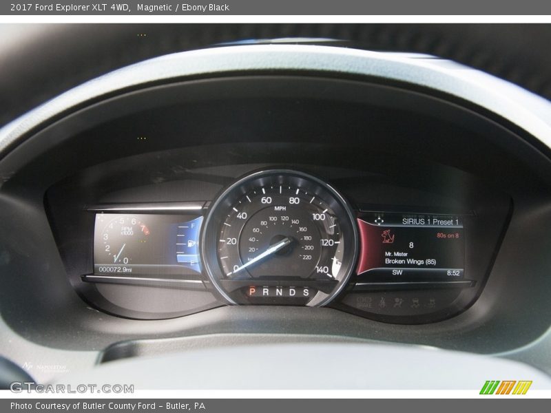 Magnetic / Ebony Black 2017 Ford Explorer XLT 4WD
