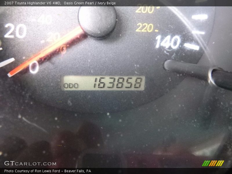Oasis Green Pearl / Ivory Beige 2007 Toyota Highlander V6 4WD