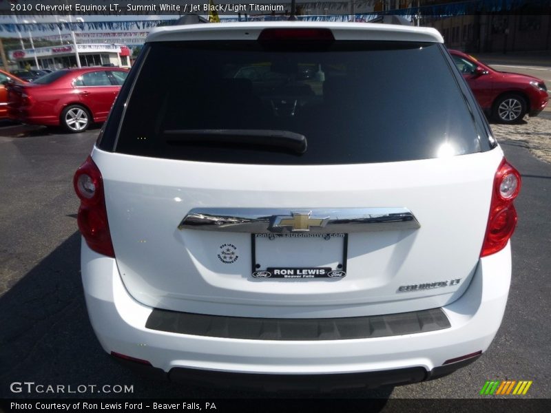 Summit White / Jet Black/Light Titanium 2010 Chevrolet Equinox LT