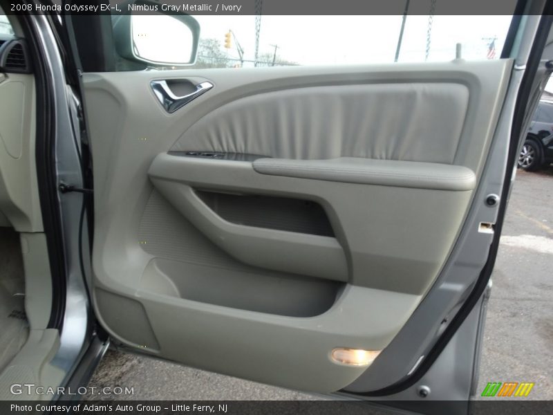 Nimbus Gray Metallic / Ivory 2008 Honda Odyssey EX-L