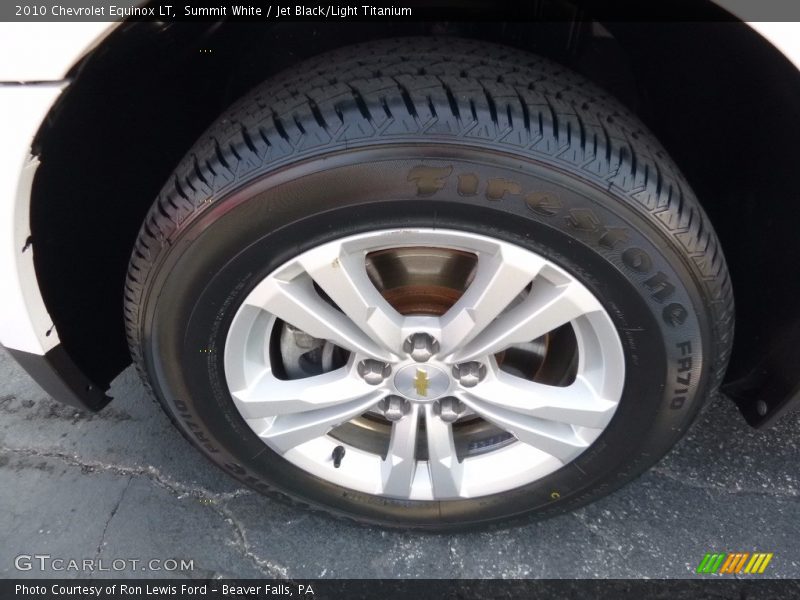 Summit White / Jet Black/Light Titanium 2010 Chevrolet Equinox LT
