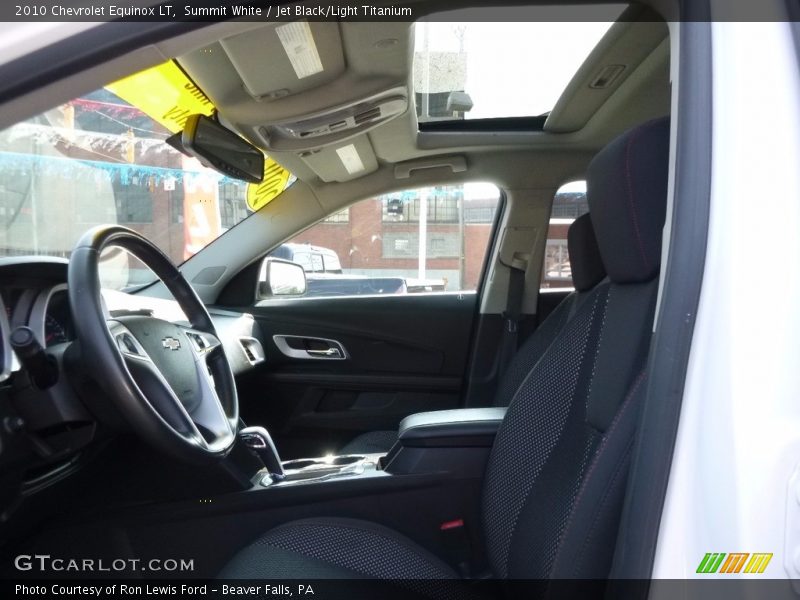 Summit White / Jet Black/Light Titanium 2010 Chevrolet Equinox LT