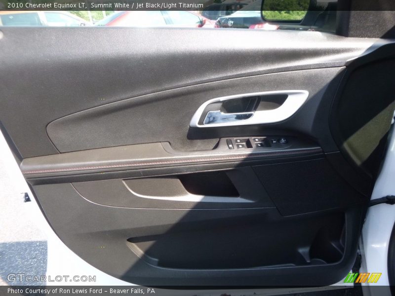 Summit White / Jet Black/Light Titanium 2010 Chevrolet Equinox LT