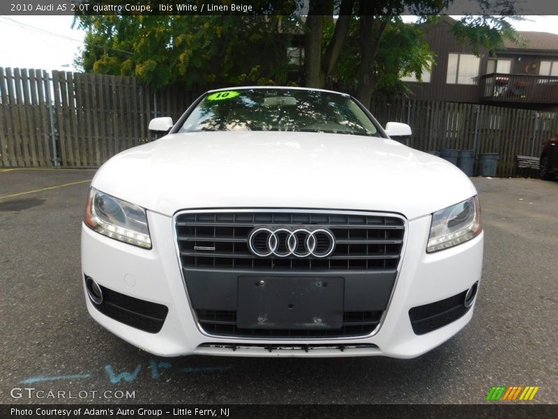 Ibis White / Linen Beige 2010 Audi A5 2.0T quattro Coupe