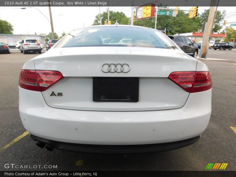 Ibis White / Linen Beige 2010 Audi A5 2.0T quattro Coupe