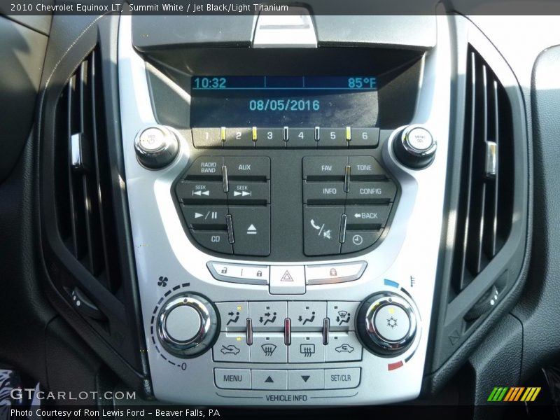 Summit White / Jet Black/Light Titanium 2010 Chevrolet Equinox LT