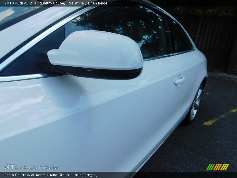 Ibis White / Linen Beige 2010 Audi A5 2.0T quattro Coupe