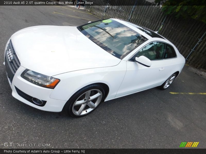 Ibis White / Linen Beige 2010 Audi A5 2.0T quattro Coupe