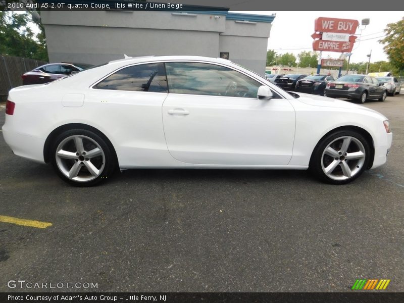 Ibis White / Linen Beige 2010 Audi A5 2.0T quattro Coupe