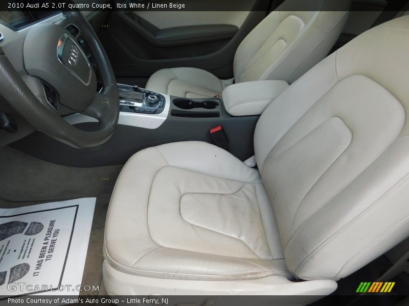 Ibis White / Linen Beige 2010 Audi A5 2.0T quattro Coupe