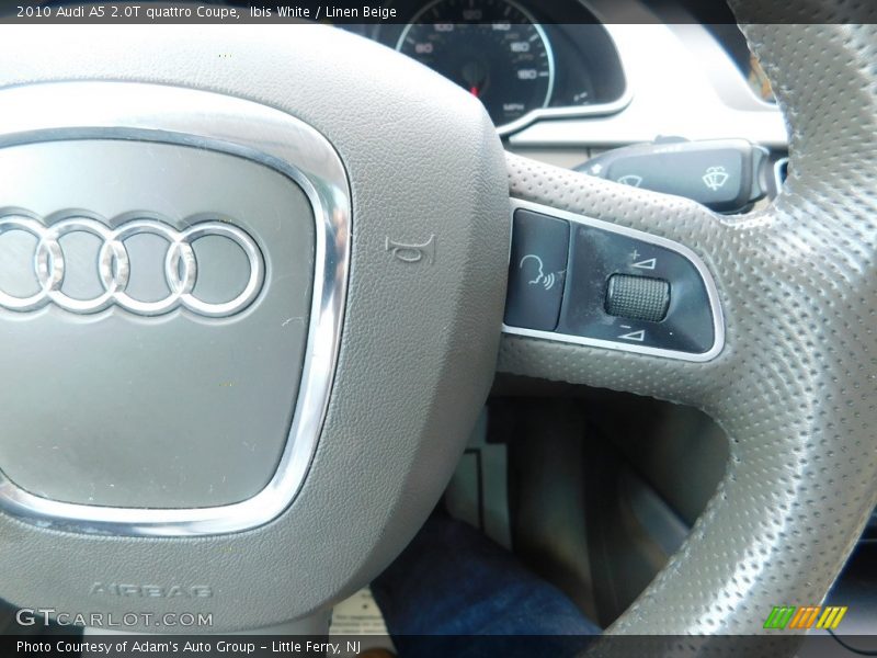 Ibis White / Linen Beige 2010 Audi A5 2.0T quattro Coupe