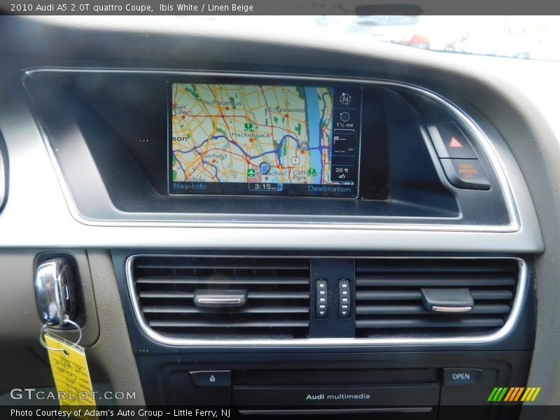 Ibis White / Linen Beige 2010 Audi A5 2.0T quattro Coupe