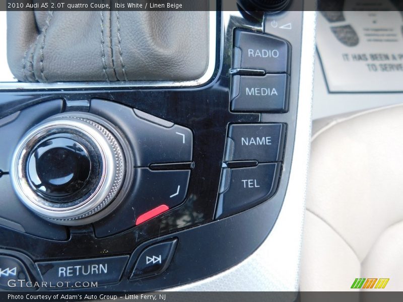 Ibis White / Linen Beige 2010 Audi A5 2.0T quattro Coupe