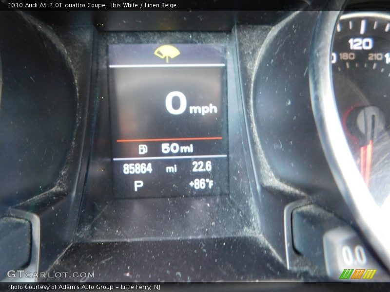 Ibis White / Linen Beige 2010 Audi A5 2.0T quattro Coupe