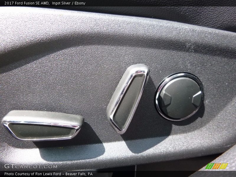 Ingot Silver / Ebony 2017 Ford Fusion SE AWD