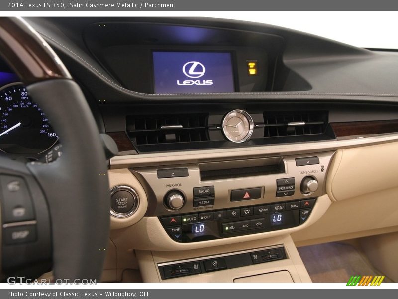 Satin Cashmere Metallic / Parchment 2014 Lexus ES 350