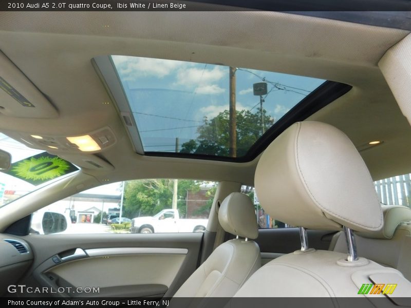 Ibis White / Linen Beige 2010 Audi A5 2.0T quattro Coupe