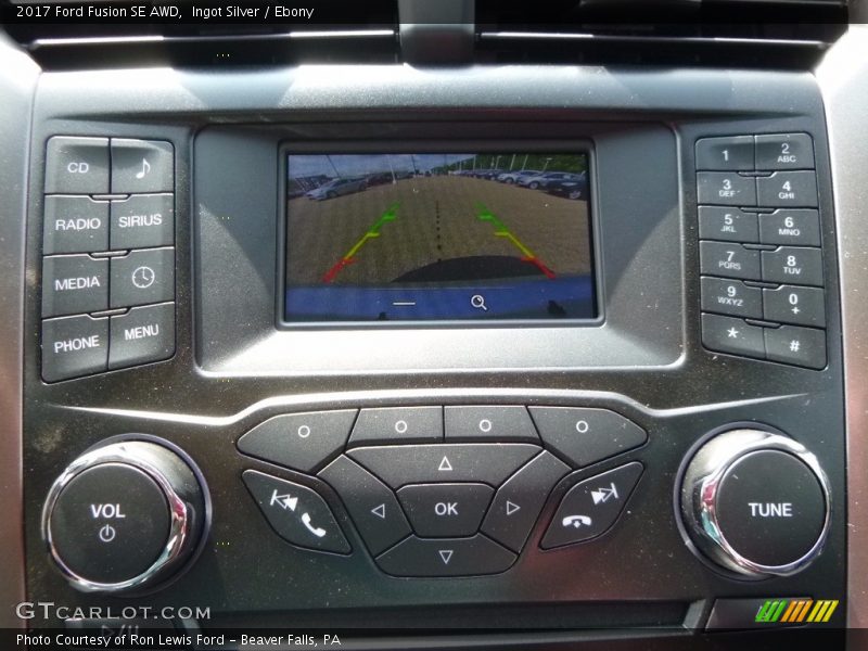 Ingot Silver / Ebony 2017 Ford Fusion SE AWD