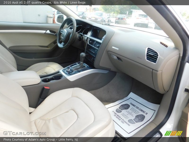 Ibis White / Linen Beige 2010 Audi A5 2.0T quattro Coupe