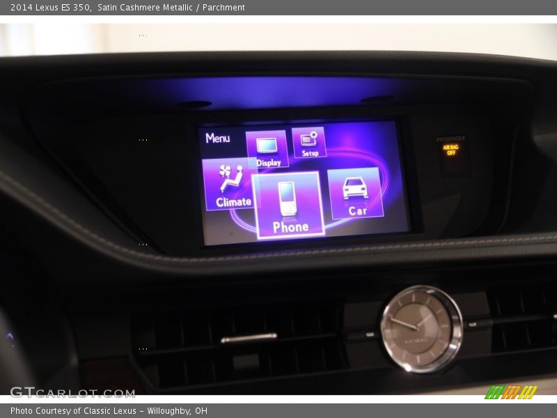 Satin Cashmere Metallic / Parchment 2014 Lexus ES 350