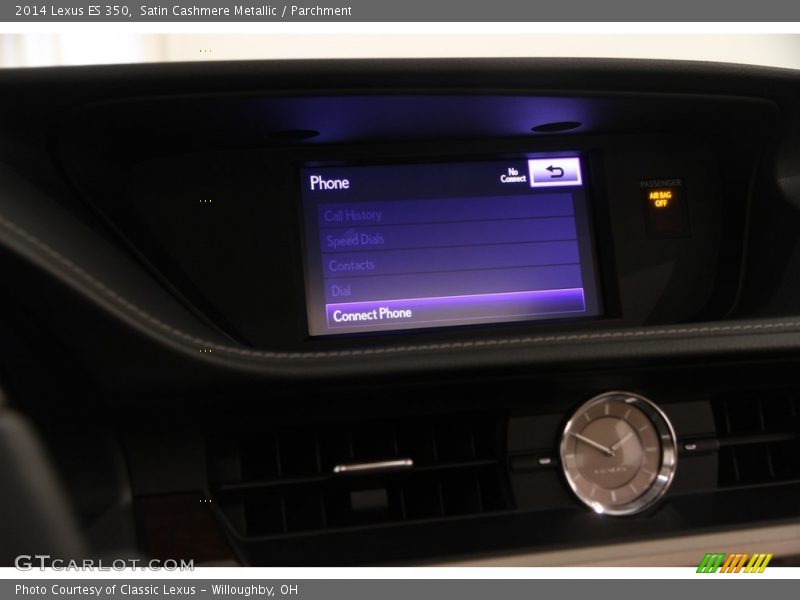 Satin Cashmere Metallic / Parchment 2014 Lexus ES 350