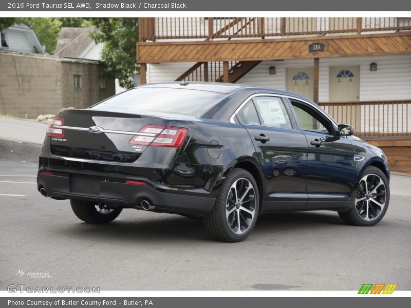Shadow Black / Charcoal Black 2016 Ford Taurus SEL AWD