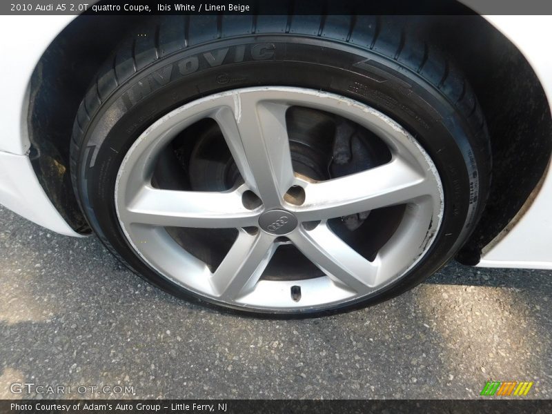Ibis White / Linen Beige 2010 Audi A5 2.0T quattro Coupe