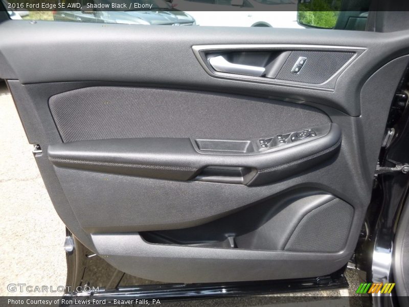 Shadow Black / Ebony 2016 Ford Edge SE AWD