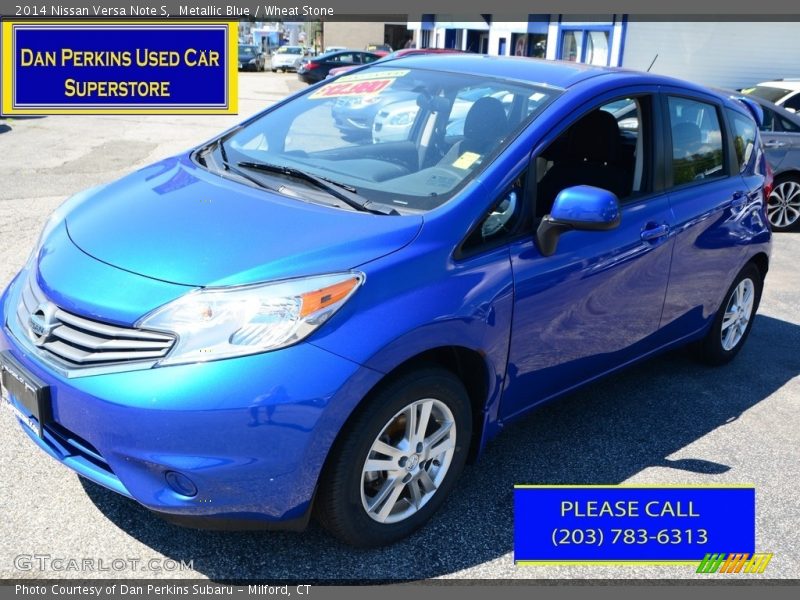 Metallic Blue / Wheat Stone 2014 Nissan Versa Note S