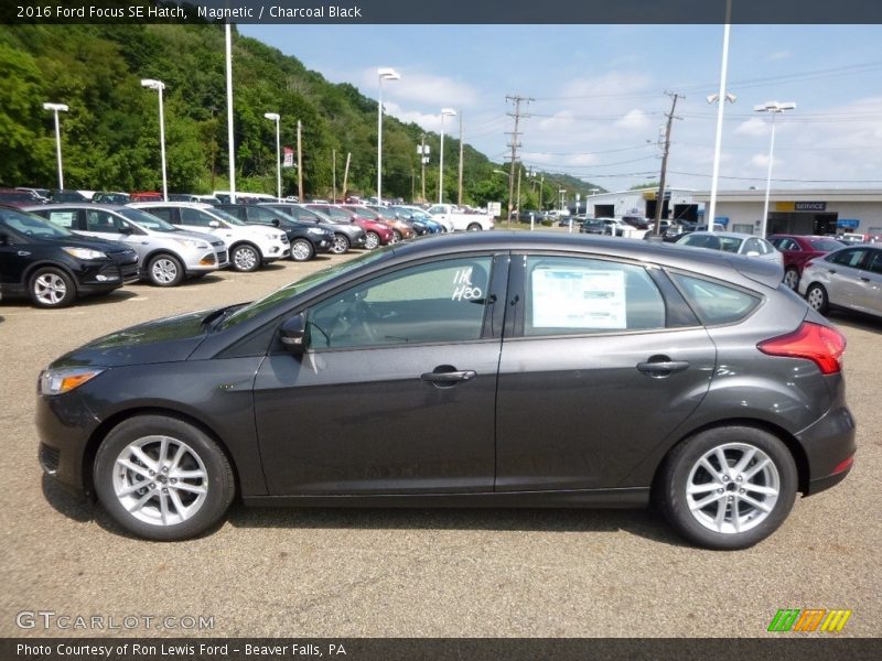 Magnetic / Charcoal Black 2016 Ford Focus SE Hatch